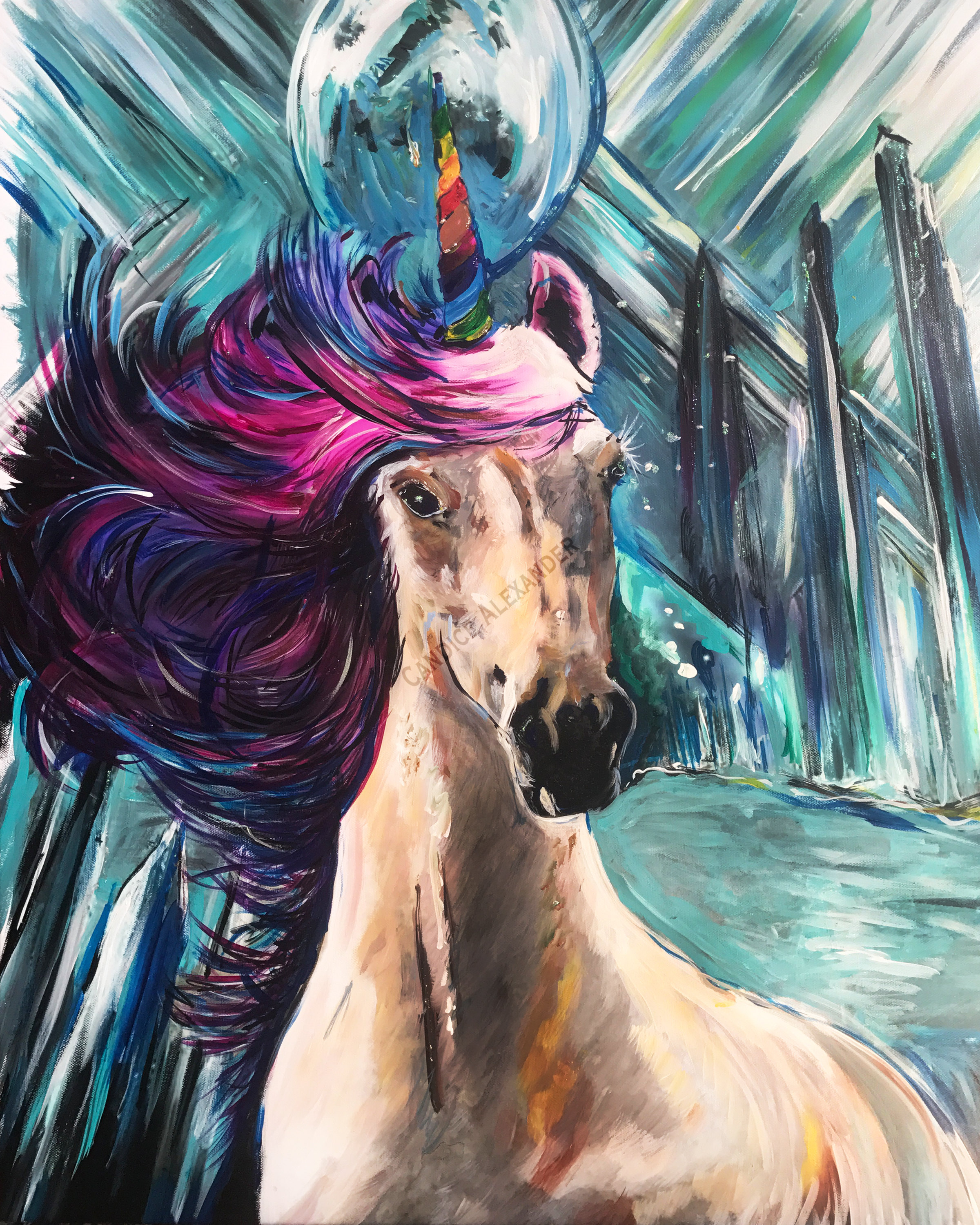 2400x3000 Unicorn Painting - Unicorn Painting