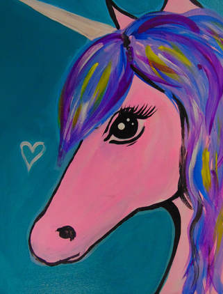 321x422 Kids Gallery - Unicorn Painting For Kids