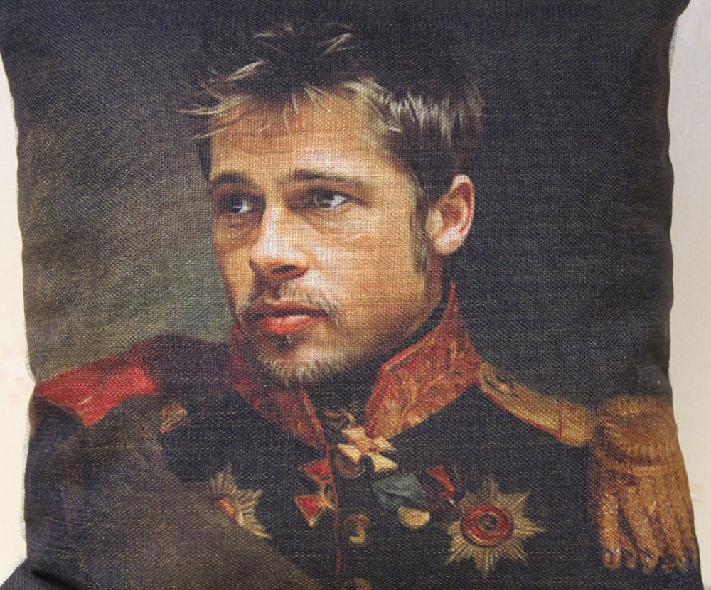 1000x830 Free Shipping Oil Painting Robert Downey Jr. Brad Peter Leonardo - Uniform Painting