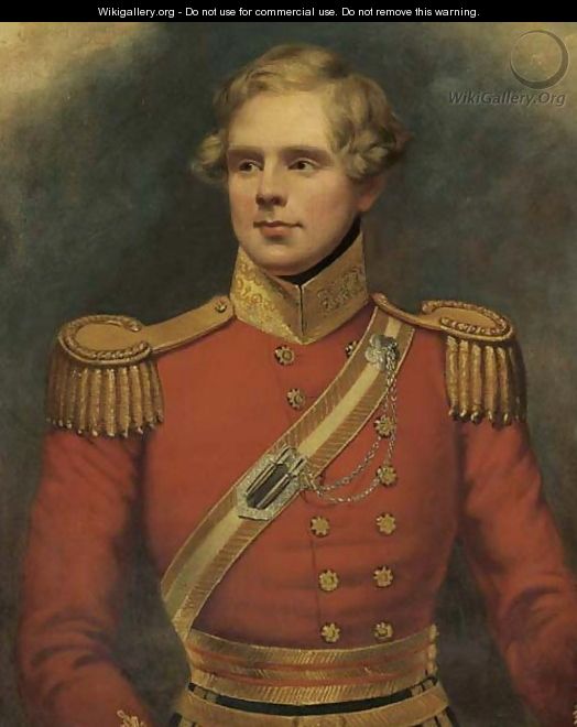 524x660 Portrait Of General Sir William Drysdale, Half Length, - Uniform Painting