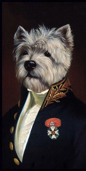301x600 Dog Portraits In Uk Dog Oil Painting In Uk - Uniform Painting