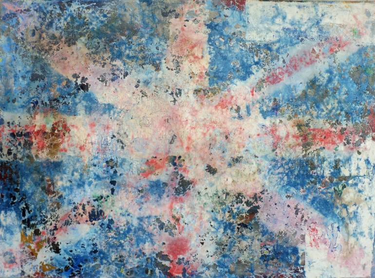770x571 Saatchi Art Union Jack - Union Jack Painting