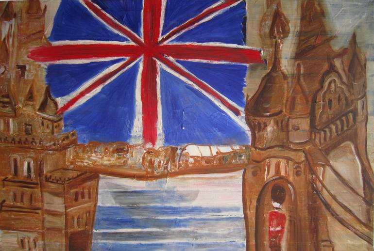 770x518 Saatchi Art Union Jack Painting By Iris Greiner - Union Jack Painting