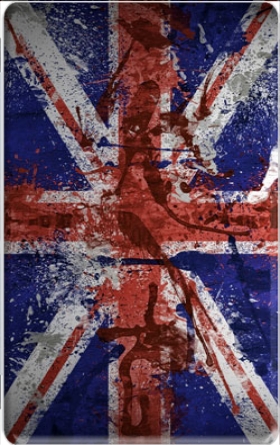 280x445 Union Jack Painting Samsung Galaxy Tab E 9.6 Case - Union Jack Painting