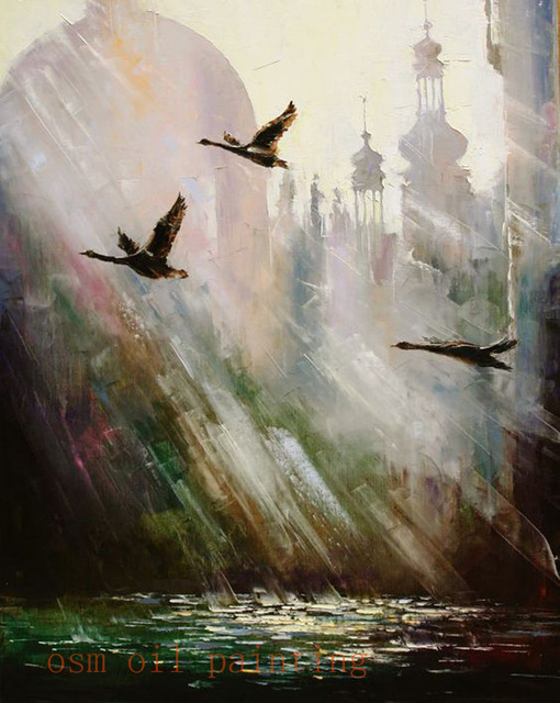 510x640 Pure Handmade Unique Oil Painting Of Mexico Church Hang - Unique Oil Painting