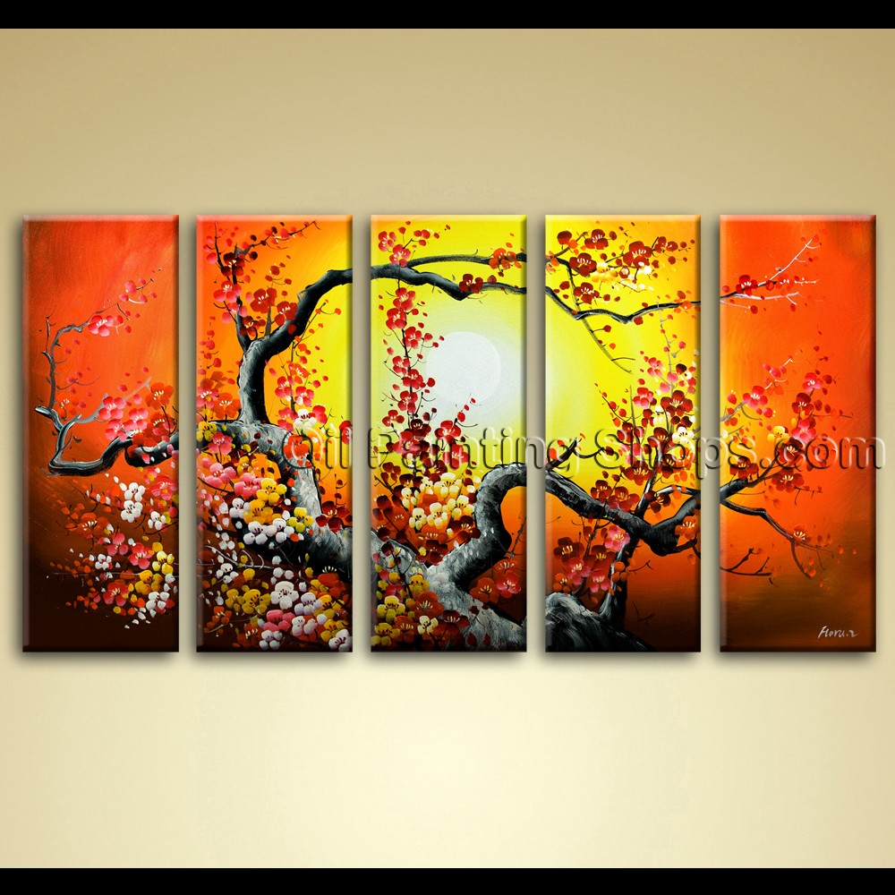 1000x1000 Extra Large Wall Art Hand Painted Abstract Floral Oil Painting - Unique Oil Painting