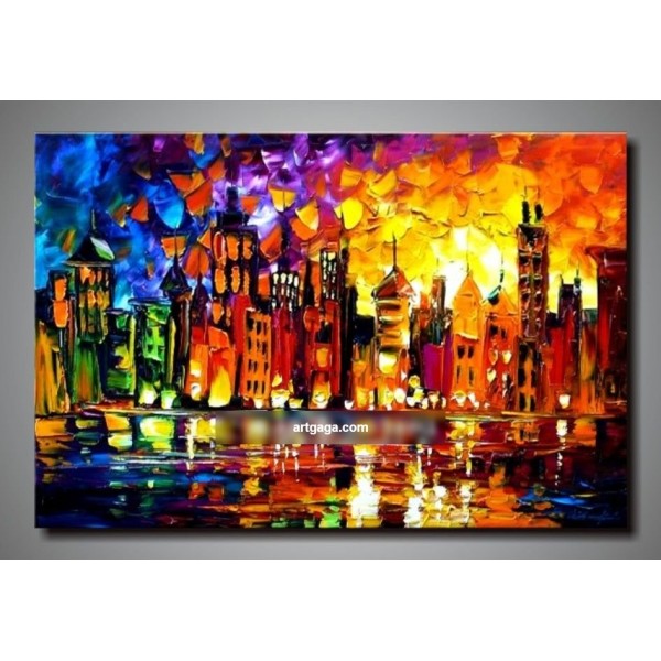 600x600 Handpainted Modern Oil Painting Wall Art Canvas Home Decoration - Unique Oil Painting