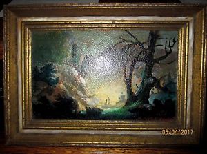 300x223 Listed Artist M. Charles Rhinehart Oil Painting - Unique Oil Painting