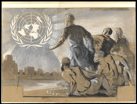464x350 Sale 44 - United Nations Painting