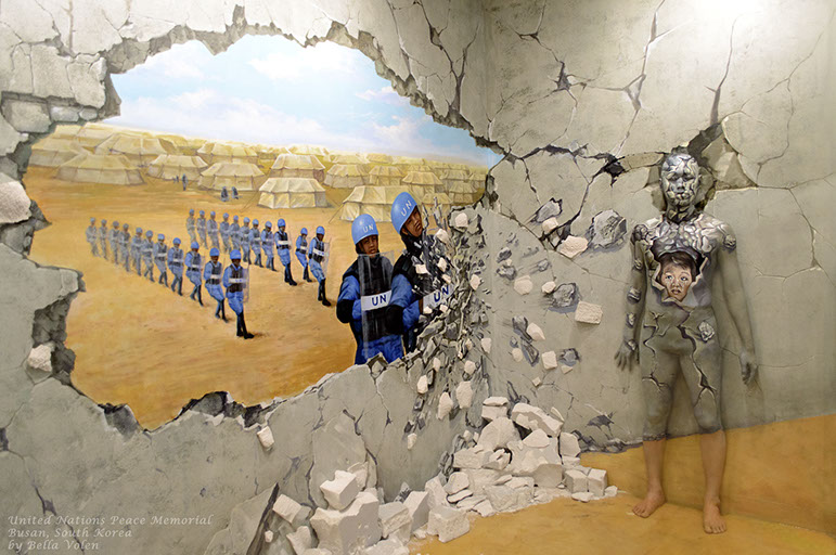 771x512 Bodypainting Worldwide By Professional Painter Bella Volenlife - United Nations Painting