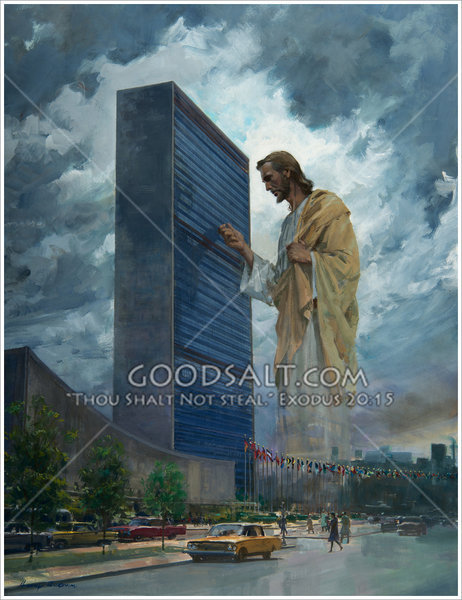 462x600 Christ Knocking - United Nations Painting