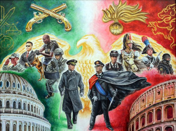 585x435 Painting By Army Soldier Displayed In Museum In Rome Article - United States Painting