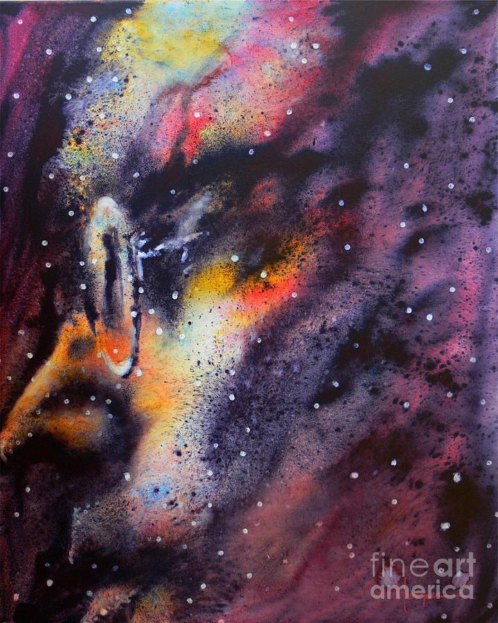 719x900 Across The Universe Painting By Robert Hooper - Universe Painting