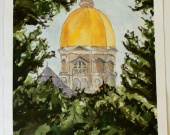 340x270 Pin By Gardener On Nd - University Of Notre Dame Painting