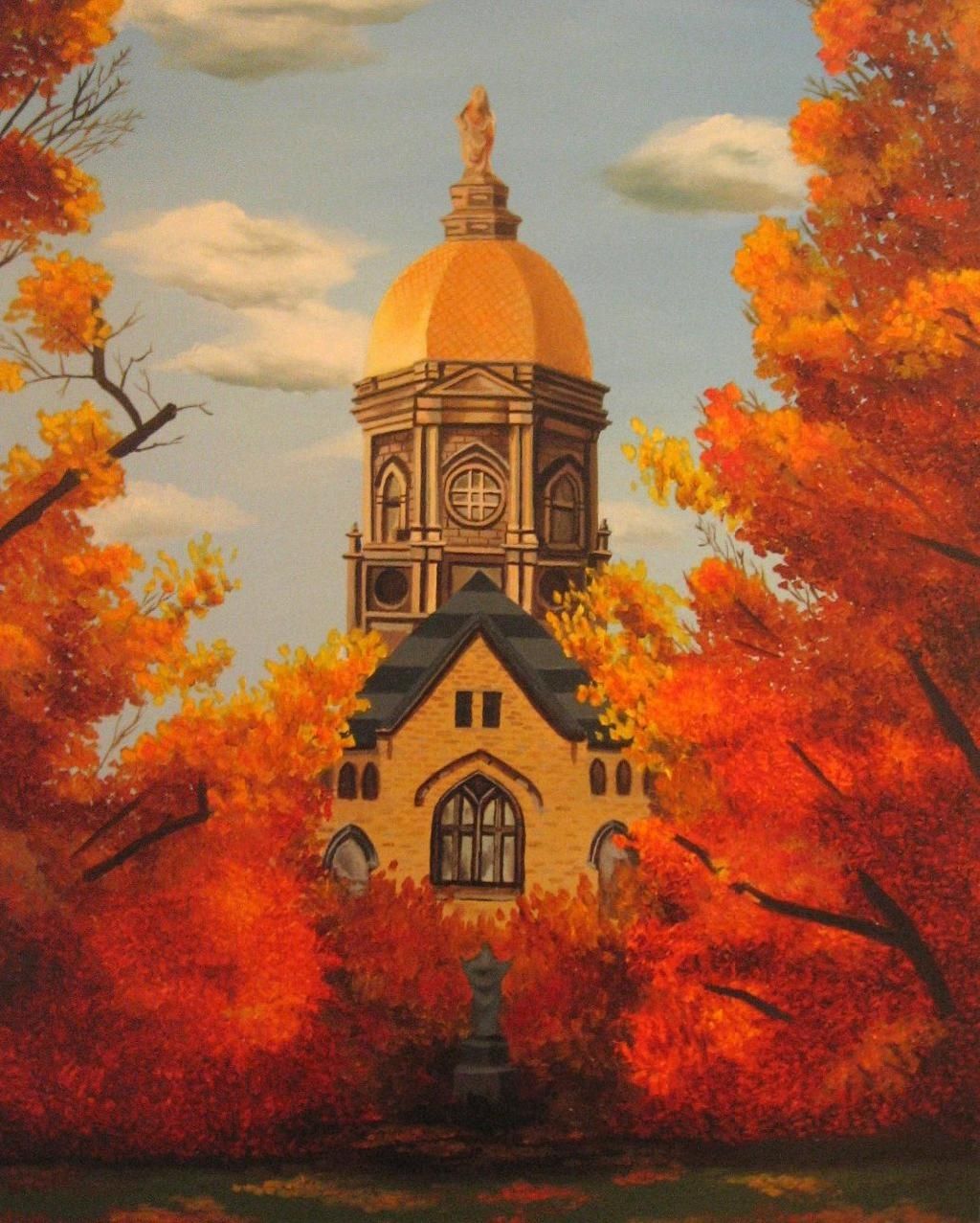 1024x1277 Notre Dame And Paintings - University Of Notre Dame Painting