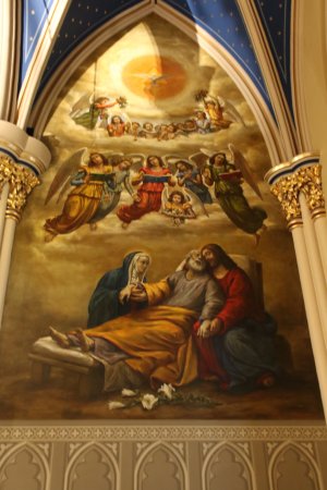 300x450 Paintings Inside The Church - University Of Notre Dame Painting
