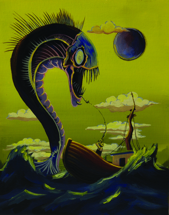 550x700 Bobby Rojas Artslant - Unpleasant Surprise Painting