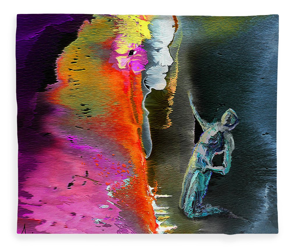 1000x860 Unrequited Love Fleece Blanket For Sale By Miki De Goodaboom - Unrequited Love Painting