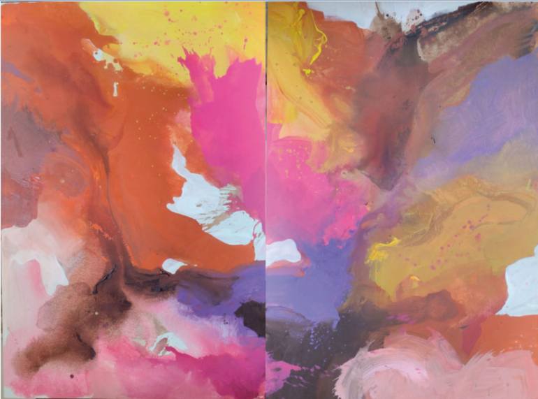 770x571 Saatchi Art Unrequited Love ( 2 Panels ) Painting By Tanto Sutianto - Unrequited Love Painting