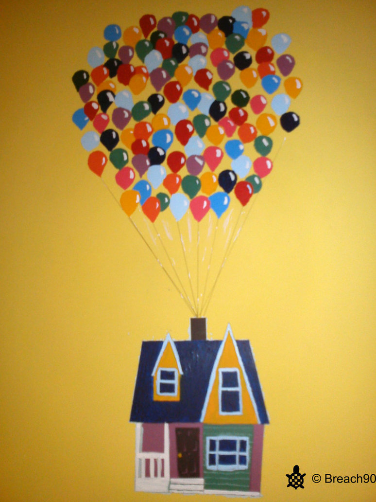 774x1032 Wall Painting Up House By Breach90 - Up House Painting