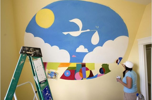 638x421 Up Between Naps On The Porch - Up Movie Painting