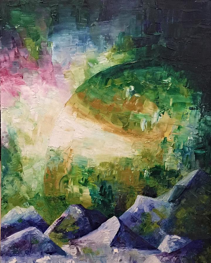 720x900 Uranus Painting By Elspeth Manders - Uranus Painting