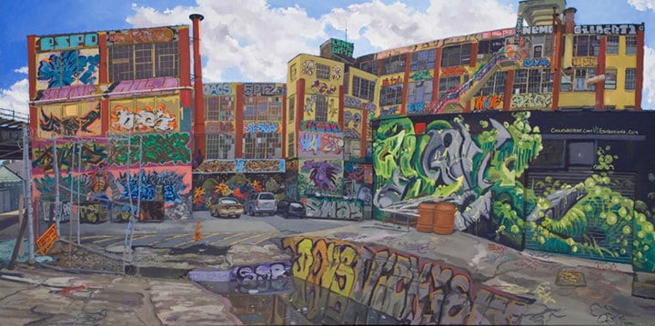 720x359 The Outer Boroughs. Urban Landscape Painting - Urban Landscape Painting