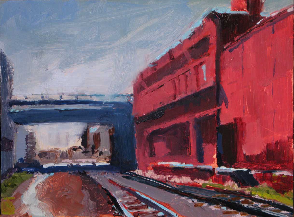 1219x900 Daily Painters Bill Sharp Paintings Blog - Urban Landscape Painting