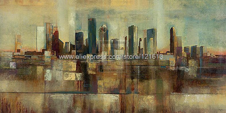 787x394 Douglas Urban Myth Landscape Painting Or Paints Various Sizes Hand - Urban Landscape Painting