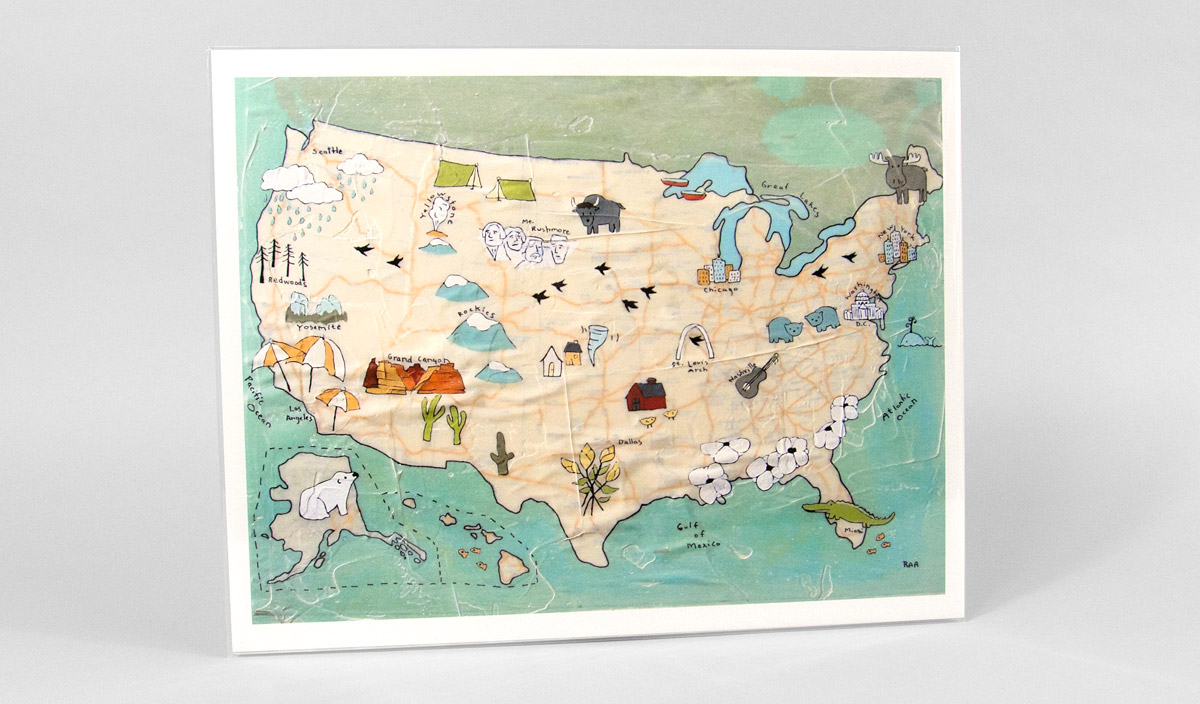 1200x704 Rachel Austin - Us Map Painting