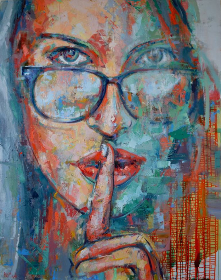 770x975 Saatchi Art Portrait 8 Sold (Usa) Painting By Dejan Bozinovski - Usa Painting
