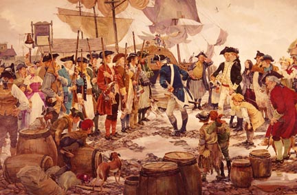 432x283 Naval History Blog Blog Archive 236th Birthday Of The U. S. - Usmc Painting