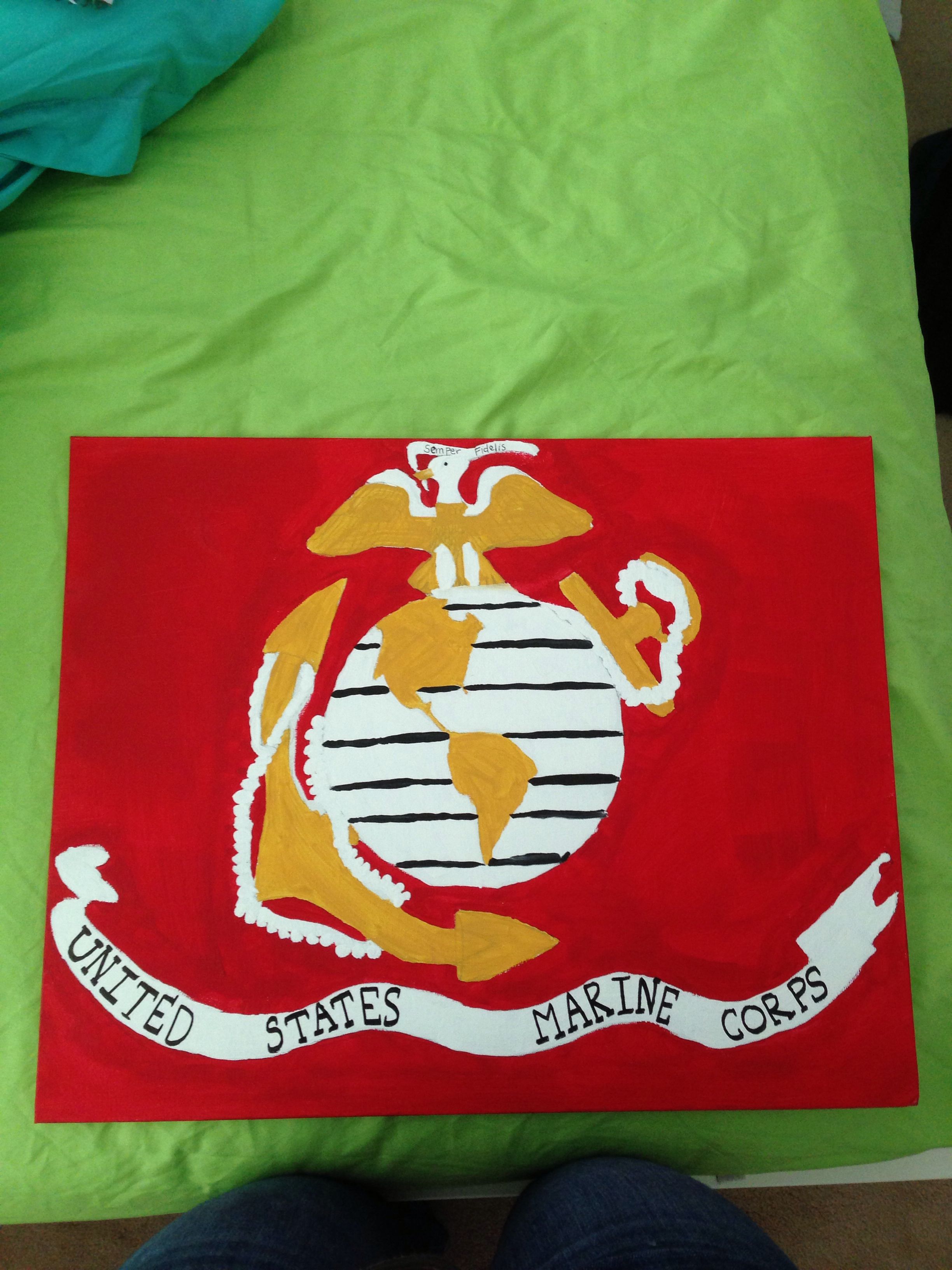 2448x3264 United States Marine Corps - Usmc Painting