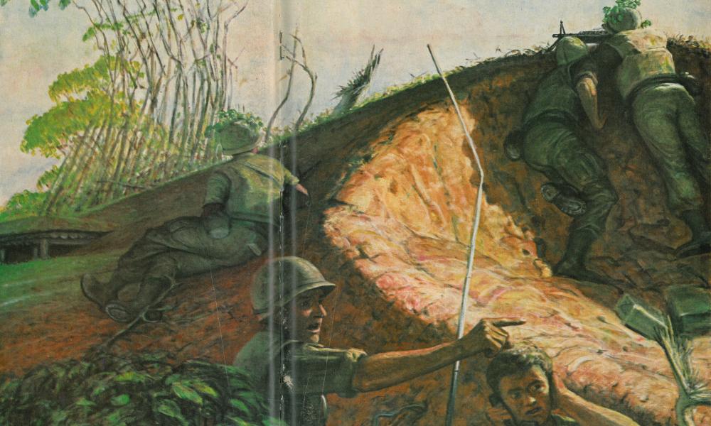 1000x600 Vietnam Combat Art Marine Corps Association - Usmc Painting