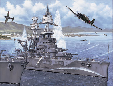 396x300 Western Americana History Of The American West Did A Japanese - Uss Arizona Painting