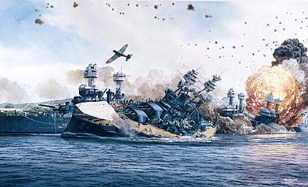 432x262 Honolulu Star Bulletin Features - Uss Arizona Painting