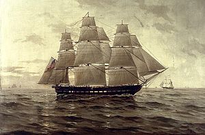 300x197 Uss Chesapeake (1799) - Uss Chesapeake Painting