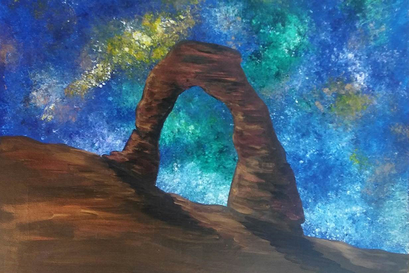 800x534 Paint Mixer Workshop Delicate Arch Natural History Museum Of Utah - Utah Painting