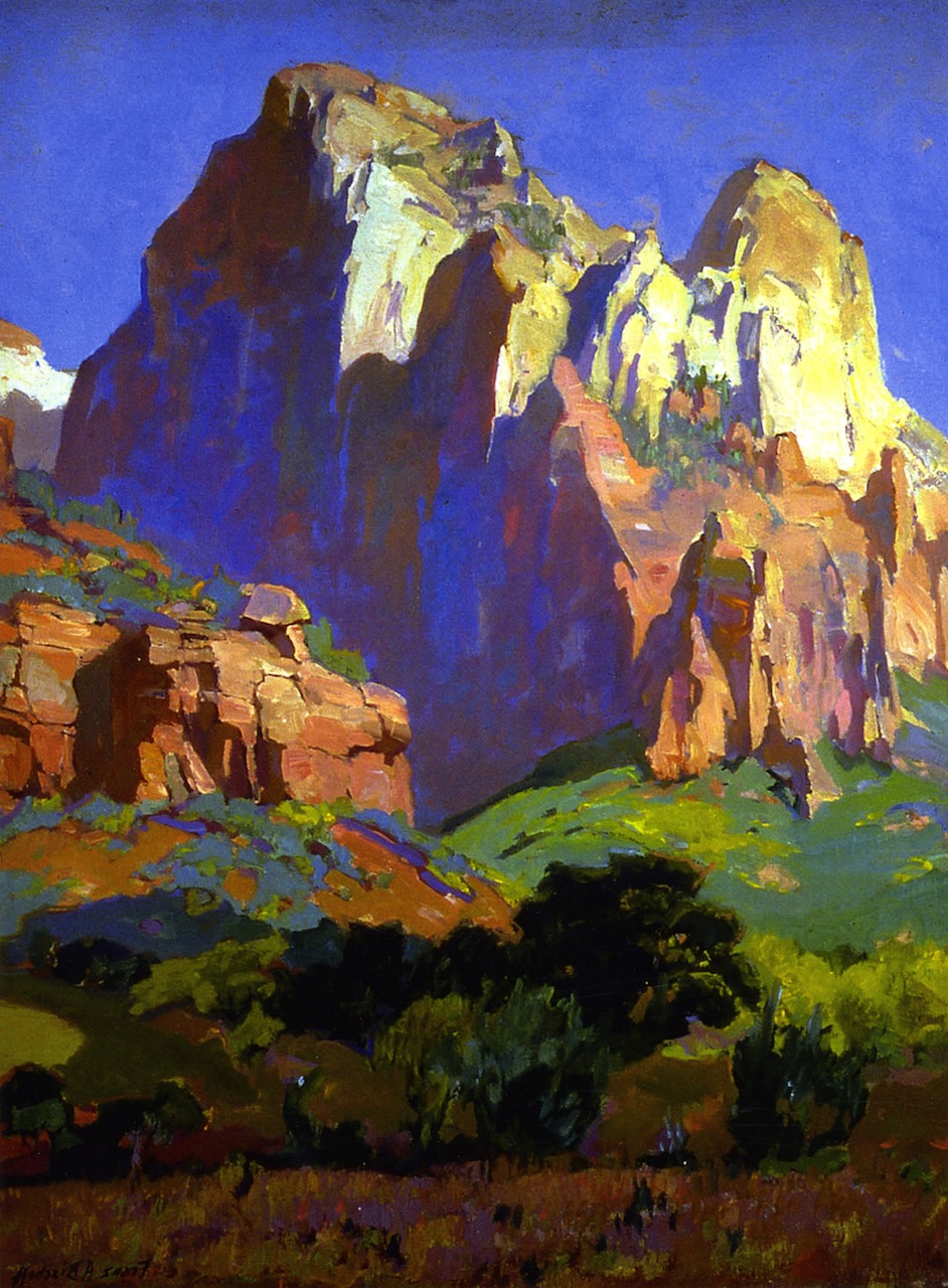 942x1280 Desert Giants Utah Painting Franz Bischoff Oil Paintings - Utah Painting
