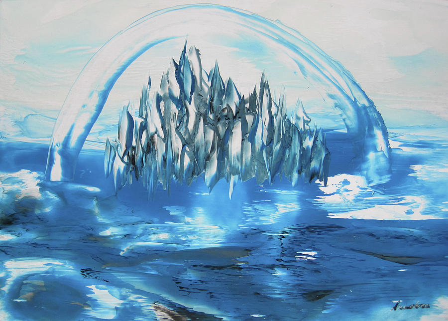 900x644 Utopia Painting By Anushree Krementz - Utopia Painting