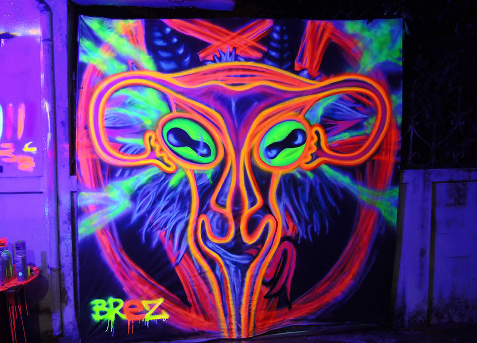 960x691 Vinni Kiniki Graffiti Amp Mural Artist For Hire London Based Black - Uv Painting