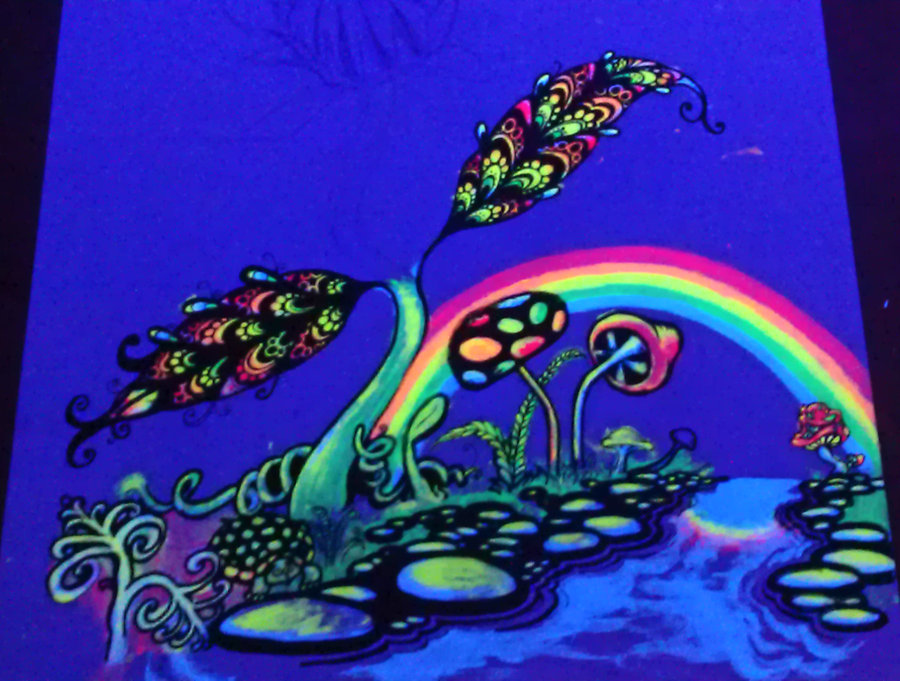 900x681 Invisible Uv Painting - Uv Painting