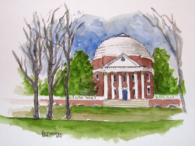 650x486 Stunning Rotunda Painting Reproductions For Sale On Fine Art Prints - Uva Rotunda Painting