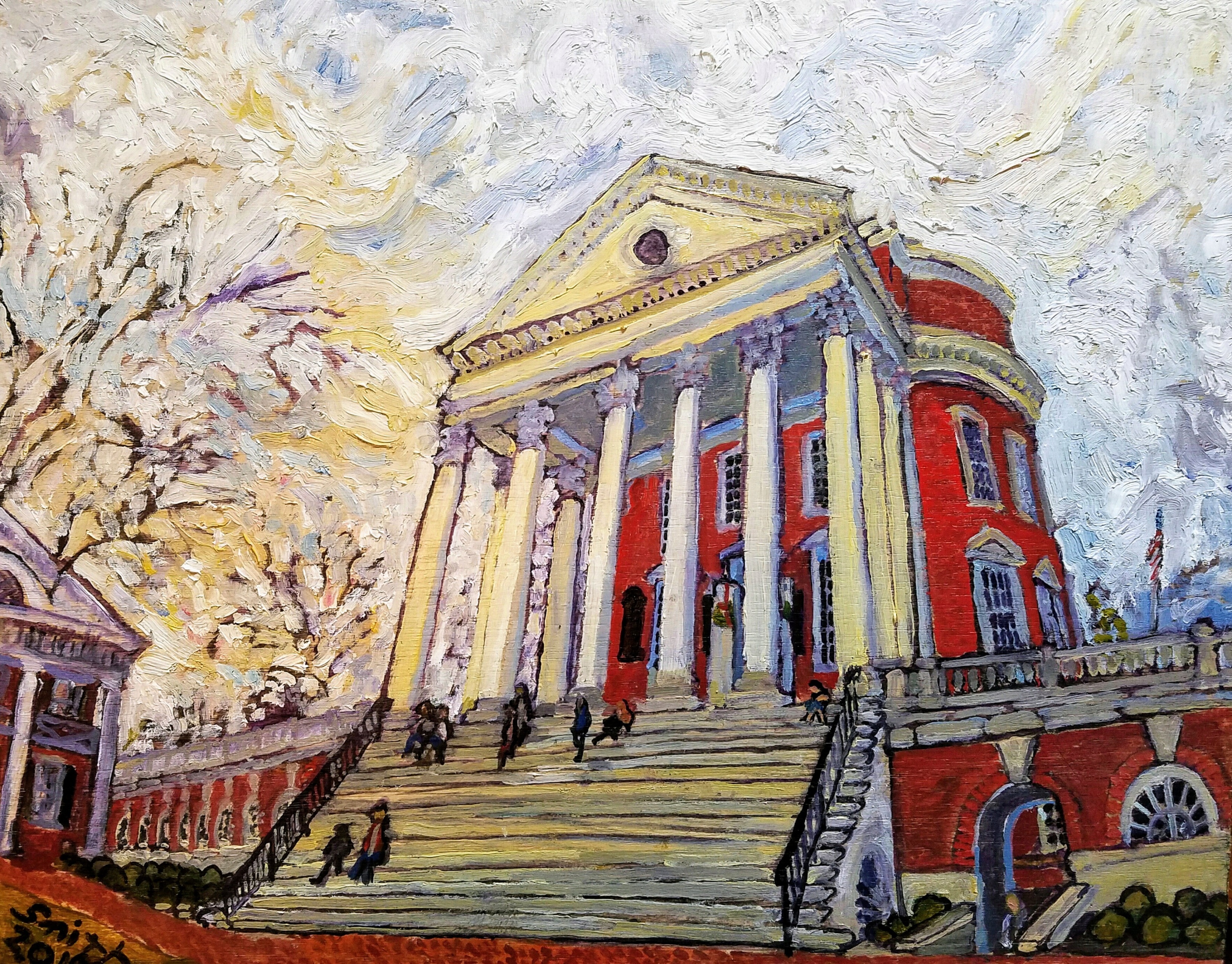 3272x2560 Uva Rotunda - Uva Rotunda Painting