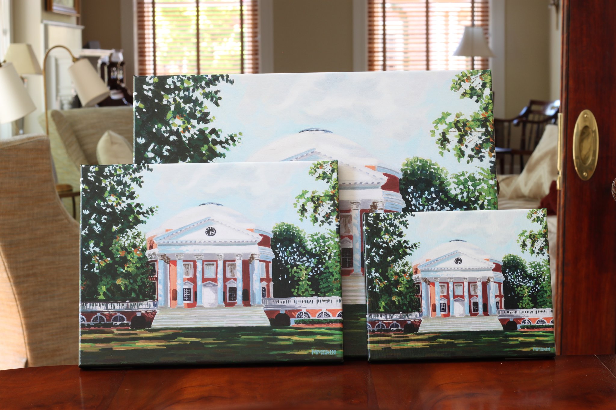 2048x1365 Uva Rotunda Painting Miles Morin Art - Uva Rotunda Painting