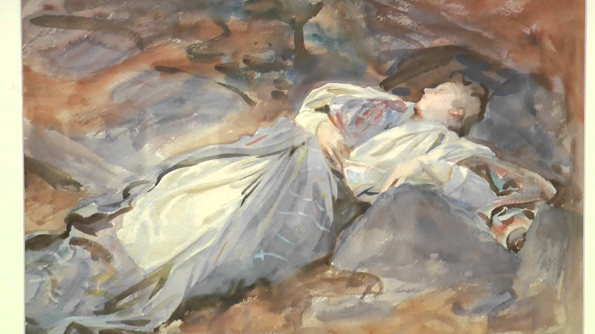 1920x1080 John Singer Sargent The Watercolors - V Singer Painting