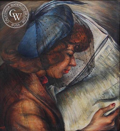 512x559 Early California Oil Painting For Sale By Burr Singer, - V Singer Painting