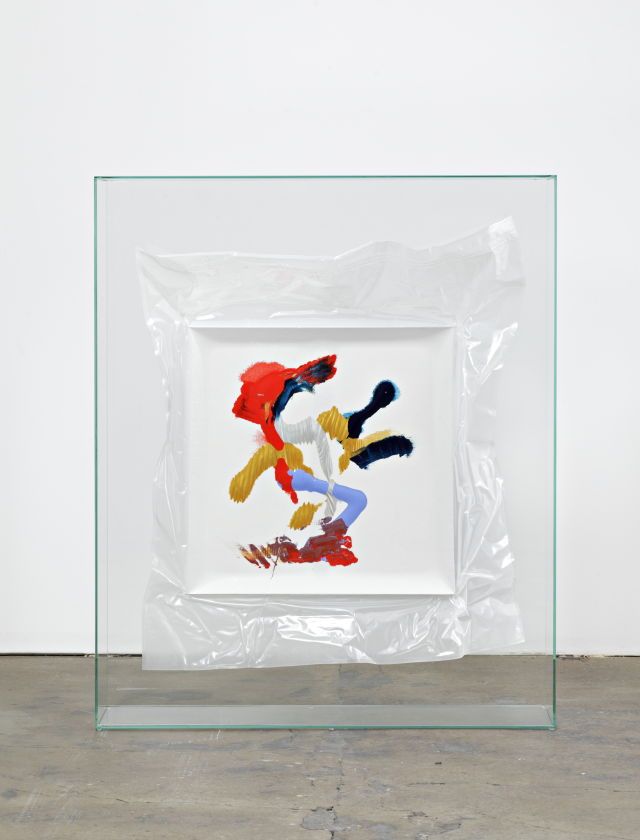 640x840 Dan Rees, Vacuum Painting, 2012. Oil On Canvas, Plastic, Glass. 51 - Vacuum Painting