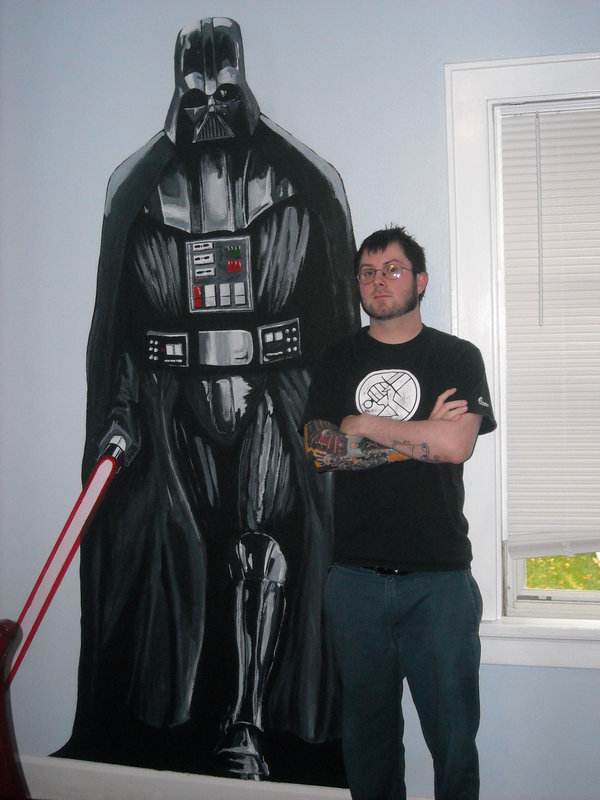 600x800 Darth Vader Wall Painting 2 By Theexodus97 - Vader Painting