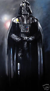 164x300 Darth Vader Painting Star Wars Art Print By Andy Baker Street - Vader Painting